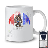 Personalized Custom Name Bigfoot Stolen Firecracker; Amazing 4th Of July Vintage Retro; Patriotic T-Shirt