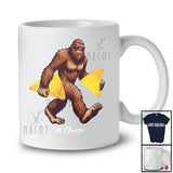 Personalized Custom Name Bigfoot Stolen Nacho; Humorous Cinco de Mayo Bigfoot Mexican T-Shirt