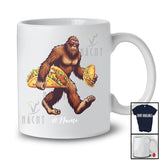 Personalized Custom Name Bigfoot Stolen Taco; Humorous Cinco de Mayo Bigfoot Mexican T-Shirt