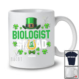 Personalized Custom Name Biologist Squad; Amazing St. Patrick's Day Leprechaun Hat; Family T-Shirt