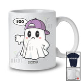 Personalized Custom Name Boo Ghost Dislike; Lovely Halloween Disapproval; Boys Family T-Shirt