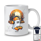 Personalized Custom Name Boo Ghost Video Gaming; Awesome Halloween Moon Gamer T-Shirt