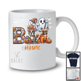 Personalized Custom Name Boo Horror French Bulldog, Scary Halloween Ghost Pumpkins T-Shirt