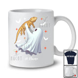 Personalized Custom Name Boo Hugging Bearded Dragon; Lovely Halloween Animal Lover; Family T-Shirt