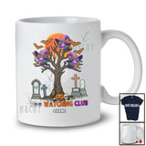 Personalized Custom Name Boo Watching Club; Scary Halloween Hummingbird Witch On Tree; Bird Lover T-Shirt