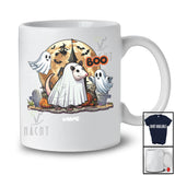 Personalized Custom Name Boo; Scary Halloween Moon Boo Ghost Opossum; Animal Lover T-Shirt