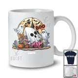 Personalized Custom Name Boo; Scary Halloween Moon Boo Ghost Squid; Sea Animal Lover T-Shirt