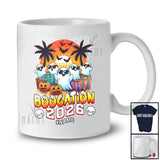 Personalized Custom Name Boocation 2026; Joyful Halloween Summer Vacation Boo Ghost Beach T-Shirt