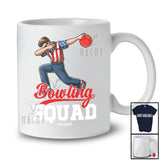 Personalized Custom Name Bowling Squad; Amazing 4th Of July Dabbing Sport Player; Patriotic T-Shirt