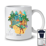 Personalized Custom Name Boy Go Surfing; Joyful Summer Vacation Surfer; Hawaiian Family T-Shirt