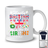 Personalized Custom Name British Wee Bit Irish; Amazing St. Patrick's Day Scotland Shamrocks T-Shirt