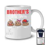 Personalized Custom Name Brother's Little Sh*ts, Humorous Father's Day Poops, Family Group T-Shirt
