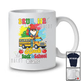 Personalized Custom Name Bruh We Back to School; Lovely Gnome On School Bus; Students T-Shirt