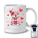 Personalized Custom Name Bulldog Heart Sunglasses; Lovely Valentine Hearts; Family T-Shirt
