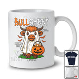 Personalized Custom Name Bullsheet Moo; Lovely Halloween Boo Heifer Cow Farmer T-Shirt