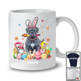 Personalized Custom Name Bunny Cane Corso Painting Easter Eggs; Lovely Easter Family T-Shirt