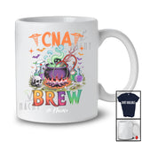Personalized Custom Name CNA Brew; Scary Halloween Witch Crew; Nursing Nurse Team T-Shirt