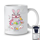 Personalized Custom Name CNA Easter Crew; Adorable Easter Bunny Ears; Nurse Nursing T-Shirt