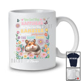 Personalized Custom Name Can't Buy Happiness But Can Buy A Hamster; Lovely Floral Animal T-Shirt