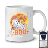 Personalized Custom Name Can't Even Boo; Humorous Halloween Moon Tired To Boo Ghost T-Shirt