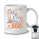 Personalized Custom Name Can't Even Boo; Humorous Halloween Tired To Boo Ghost Donut T-Shirt