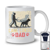 Personalized Custom Name Cane Corso Dad; Amazing Father's Day Paws T-Rex Dinosaur; Family T-Shirt