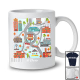 Personalized Custom Name Cars Road City; Fantastic Father's Day Road Car Race Track; Family T-Shirt