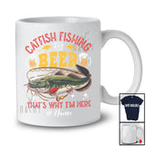 Personalized Custom Name Catfish Fishing And Beer; Humorous Drinking Fishing; Fisherman Drunker T-Shirt