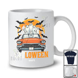 Personalized Custom Name Catloween; Sarcastic Halloween Moon Costume Cat Boo On Car Driver T-Shirt