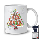 Personalized Custom Name Cello Christmas Tree; Lovely Gnome Musical Instruments Player T-Shirt