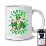 Personalized Custom Name Cheers Fuckers; Joyful St. Patrick's Day President Trump; Drinking Beer T-Shirt