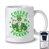Personalized Custom Name Cheers Fuckers; Joyful St. Patrick's Day President Trump; Drinking Wine T-Shirt