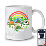 Personalized Custom Name Chef Squad; Joyful St. Patrick's Day Three Gnomes; Rainbow T-Shirt