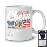 Personalized Custom Name Chess Mom, Proud 4th Of July USA Flag Headband, Patriotic Family T-Shirt