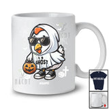 Personalized Custom Name Chicken Boo Ghost Cosplay; Lovely Halloween Farm Sunglasses; Farmer T-Shirt