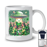 Personalized Custom Name Chihuahua Leprechaun UFO; Joyful St. Patrick's Day Stolen Shamrock T-Shirt