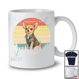 Personalized Custom Name Chihuahua Tattoo Love Dad; Amazing Father's Day Vintage Retro; Family T-Shirt