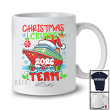 Personalized Custom Name Christmas Cruise 2026 Team; Awesome X-mas Santa Cruise Ship; Family T-Shirt