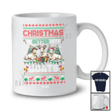 Personalized Custom Name Christmas Is Better With Goats; Joyful X-mas Three Goats; Farmer Farm T-Shirt