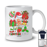 Personalized Custom Name Christmas Squad; Lovely X-mas Collection Santa Gingerbread; Family T-Shirt