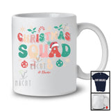 Personalized Custom Name Christmas Squad; Lovely X-mas Groovy Santa Snow; Pajama Family T-Shirt