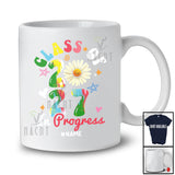 Personalized Custom Name Class Of 2027 In Progress; Lovely Graduation First Day Of School Daisy T-Shirt