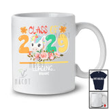 Personalized Custom Name Class of 2029; Lovely Groovy Future Senior High School College Unicorn T-Shirt