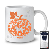 Personalized Custom Name Cockapoo Paws Pumpkin Shape; Amazing Thanksgiving Fall Family T-Shirt