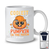 Personalized Custom Name Coolest Pumpkin In The Patch; Lovely Halloween Boy Men Family T-Shirt