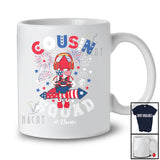 Personalized Custom Name Cousin Squad; Lovely 4th Of July Firecracker Game; Gaming Gamer T-Shirt