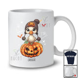 Personalized Custom Name Cute Goose On Plaid Pumpkin; Adorable Halloween Goose Farmer T-Shirt