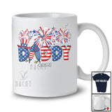 Personalized Custom Name DADDY; Awesome 4th Of July American Flag Firecracker; Patriotic Family T-Shirt