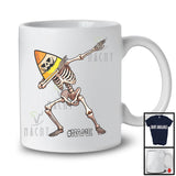 Personalized Custom Name Dabbing Candy Corn Skeleton, Cheerful Halloween Sport Player Team T-Shirt
