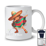 Personalized Custom Name Dabbing Mexican Girl; Joyful Cinco de Mayo Mexican Proud Family T-Shirt